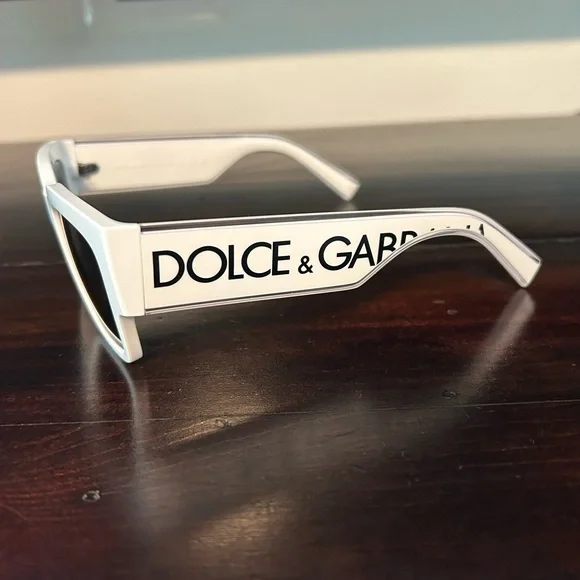 Dolce & Gabbana White Sunglasses - Picture 5 of 6